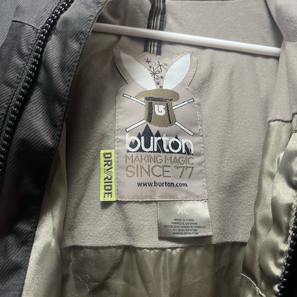BURTON DryRide ski/Snowboard one piece snowsuit Woman’s USA XL Black.